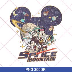 Vintage 90s Space Mountain PNG, Retro Vintage Disney PNG, Retro Walt Disney World PNG, Mickey And Friends PNG, DisneyPNG
