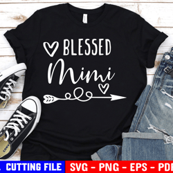 Blessed Mimi Svg, Blessed Mimi Svg, Mimi Svg, Grandma Quotes Svg, Grandma Sayings, Grandma, Mimi Shirt Svg