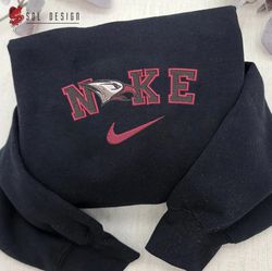 Nike North Carolina Central Eagles Embroidered Sweatshirt, NCAA Embroidered Sweater, NCAA Hoodies, Unisex Shirt