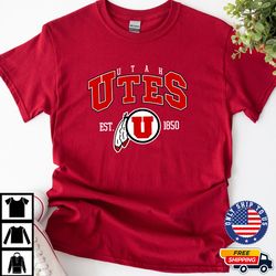 NCAA Utah Utes Est. Crewneck, NCAA Utah Utes Shirt, NCAA Utah Utes Hoodies, Unisex T Shirt