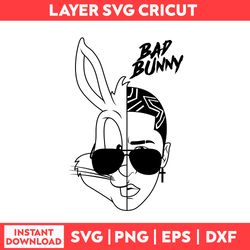 Bad Bunny Svg, Baby Benito Svg, Bunny Svg, Bebesita Svg, Yo Perreo Sola Svg, Un Verano Sin Ti Svg - Digital File