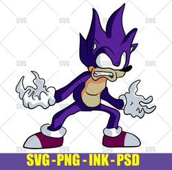 Dark Sonic TGT SVG, Piracy Sonic Cricut file, Cut files, Layered digitalDark Sonic TGT PNG, INK,SVG