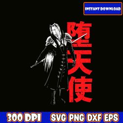 Fallen Angelda svg eps dxf png, Anime Bundle SVG, for Cricut, Silhouette, Digital download ,Instant Download