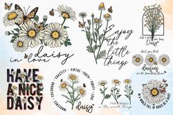 Daisy with Quote Sublimation Bundle