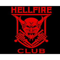 Red Hellfire Club Svg, Hellfire Club Stranger Things 4 Svg