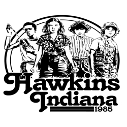Hawkins Indiana 1985 Svg, Stranger Things Svg