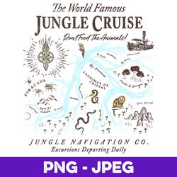 Disney Jungle Cruise World Famous Excursions Departing Daily V1 , PNG Design, PNG Instant Download