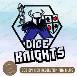 Womens Dice Knights Wargaming Team V-Neck Png, PNG High Quality, PNG, Digital Download