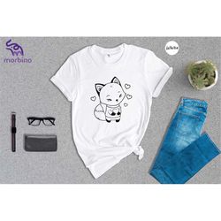 Cute Fox Shirt, Nature Lover Shirt, Fox Pocket Shirt, Funny Fox Tee, Baby Fox T-Shirt, Fox Heart Shirt, Fox Lover Gift,