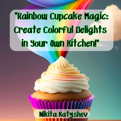 Kids pdf book : "Rainbow Cupcake Magic: Create Colorful Delights in Your Own Kitchen!"