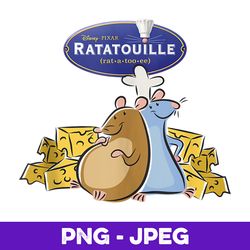 Disney Pixar Ratatouille Title Logo Poster V2