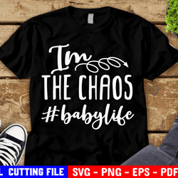 Funny Toddler Svg, Mom Chaos Coordinator Svg, Chaos Mess, Mom Life Shirt Funny Quote Svg File For Cricut & Silhouette