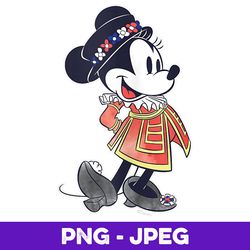 Disney Minnie Mouse Kingu2019s Coronation 2023 Guard England UK V2 , PNG Design, PNG Instant Download