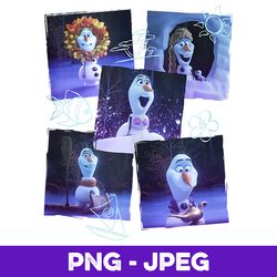 Disney Olaf Presents Classic Costume Panels V2 , PNG Design, PNG Instant Download
