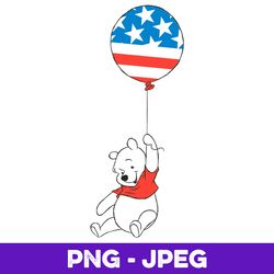 Disney USA Balloon Winnie the Pooh Bear V1