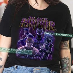 Marvel Black Panther 2 Vintage Wakanda Forever T-Shirt Unisex T-shirt Birthday Shirt Gift For Men Women Kid Hoodie Sweat