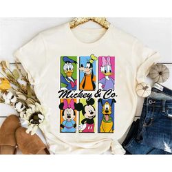 Disney Mickey & Co. Est 1928 Mickey and Friends Retro Shirt, Magic Kingdom WDW Unisex T-shirt Family Birthday Gift Adult