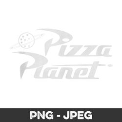 Disney Pixar Toy Story Pizza Planet Logo C1 V2 , PNG Design, PNG Instant Download