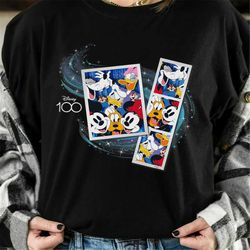 Disney 100 Anniversary Mickey and Pals Photo Booth Shirt, Magic Kingdom WDW Holiday Unisex Tshirt Family Birthday Gift A