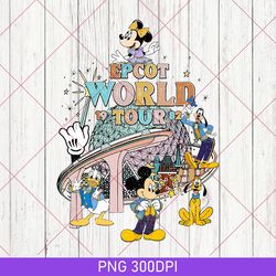 Vintage Walt Disney World PNG, Retro Mickey And Friends PNG, Disneyland PNG, Disney Trip PNG, Disney Family Matching PNG