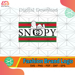 Snoopy Gucci Sleeping Svg, Logo Svg, Snoopy Svg, Gucci Svg, Gucci Logo Svg