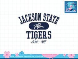 Jackson State Tigers Varsity Logo Officially Licensed White T-Shirt copy