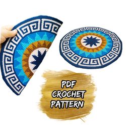 Tapestry Crochet Pattern, Mochila bag pattern, Moon mochila bag, Wayuu mochila bag pattern, Pattern Mochila