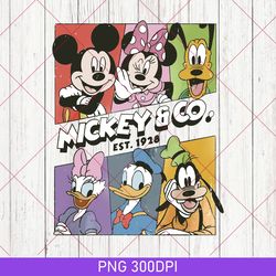 Retro Mickey & Co 1928 PNG, Cute Mickey And Friends PNG, Retro Disney 2023 PNG, Disneyworld PNG, Disney Family Trip PNG