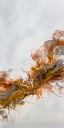 Gold fire on White  print-digital file that you will download