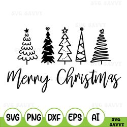 Merry Christmas Tree Svg, Christmas Svg, Christmas Trees Svg, Christmas Saying Svg, Christmas svg, Holiday Svg, Winter S
