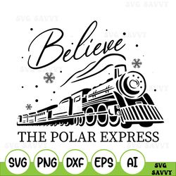 Believe Polar Express Svg, Christmas Express Svg, Christmas Family Pajamas, Red Green Christmas Svg, Believe Christmas S