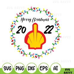 2022 Gas Svg, Funny Christmas Svg For Gas Inflation Svg, The Shell Finger Best Seller Gift For Friends Or Family Svg