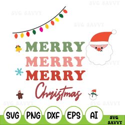 Retro Merry Christmas Comfort Colors Svg, Merry Christmas Svg, Vintage Merry Christmas Svg, Retro Holiday Svg, Ugly svg