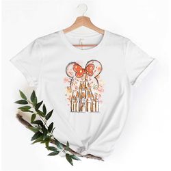 Disney Watercolor Fall Shirt, Disney Watercolor Castle Shirt, Disney Castle Shirt, Disney Fall Shirt, Disney Shirts For