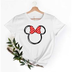 Minnie Ears Shirt , Minnie Shirt For Women And Men, Disneyworld Shirt Family, Disney Minnie  Mouse Shirt, Disneyland Shi