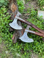 Hand forged fully Operational Leviathan God of War Axe, Karatos Viking Bearded Axe, Norse Axe,  Celtic Axe, Gift for Men