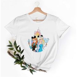 Disney Princess Elsa T-Shirt, Frozen Elsa Anna Shirt, Frozen Top, Disney Princess Elsa Shirt, Frozen Magic kingdom shirt