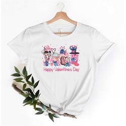 Stitch And Angel Happy Valentines Day Shirt, Stitch Coffee Latte Valentine Shirt, Disney Valentines Shirt, Stitch Disney