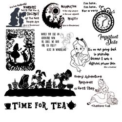 Instantly download Alice in Wonderland digital images, perfect for printing and digital projects. Includes 200 download.