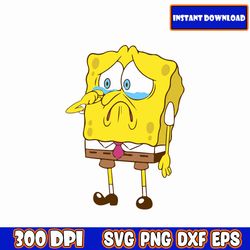 SpongeBob Faces SVG Bundle | Sponge Bob SVG, Square Pants svg, Spongebob Vector, Spongebob Printable, Spongebob eps