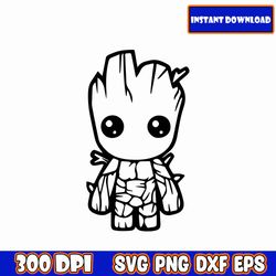 Groot svg bundle, baby groot svg for cricut, groot png, i am groot svg, groot sticker svg, groot clipart, groot layered