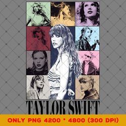 Taylor Swiftie Eras PNG, TS Swiftie Album, Taylor's Version The Eras Tour 2023 Concert Sublimation Design Png Digital Pr