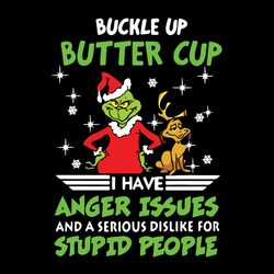 buckle up butter grinch svg, silhouette svg fies