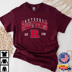 NCAA Rutgers Scarlet Knights Est. Crewneck, NCAA Shirt, NCAA Rutgers Scarlet Knights Hoodies, Unisex T Shirt