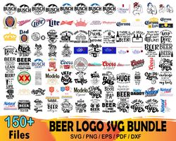 150 Files Beer Logo Bundle Svg, Beer Svg, Budweiser Svg