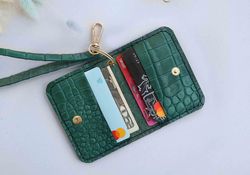 Keychain wallet, keychain wristlet wallet, card holder kaychain, lanyard wallet