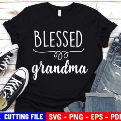 Blessed Gramma Svg, Grandma Shirt Svg, Gramma Quote Svg, Nana Life Svg, Best Grandmother Svg, Files For Cricut