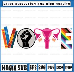 Vote Equality Svg, Banned Book Png, BLM Month, Reproductive Rights, LGBTQ Progress Svg, Equal Rights, Human Rights, Lgbt