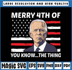 Funny President Confused Png, Merry Happy 4th of You Know...The Thing Png, 4th Of July President , American Patriot Gift