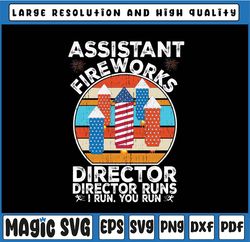 Assistant Fireworks Director USA Png, Independence Day July 4th Png, Fireworks director Png| Independence Day Png| 4th o